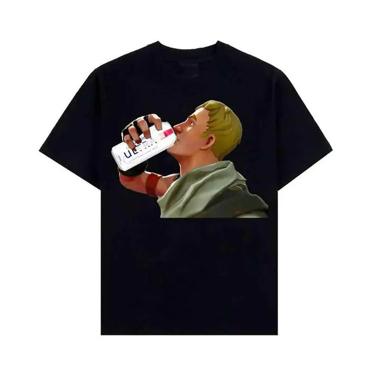 Default Drinking Beer Ultra Light T-Shirt Graphic Tee Shirt for Men Women Fans