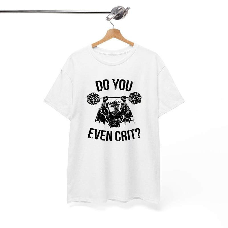 Do You Even Crit DND Shirt, GYM Master Ancient Swole'd Dragon DnD D20 Dice Funny Art Drawing Gamer Anime, Dungeons and Dragons Shirt, D&D Shirt
