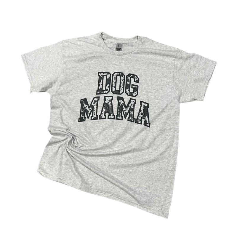 Dog Mama varsity T-shirt or Long sleeve Crewneck comfy casual fit graphic tees cute shirts Top Womenswear