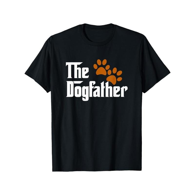 DogFather Graphic Tee - 100% Cotton, Short Sleeve, Crew Neck T-Shirt for Men | Casual & Stylish Daily Wear Made in USA