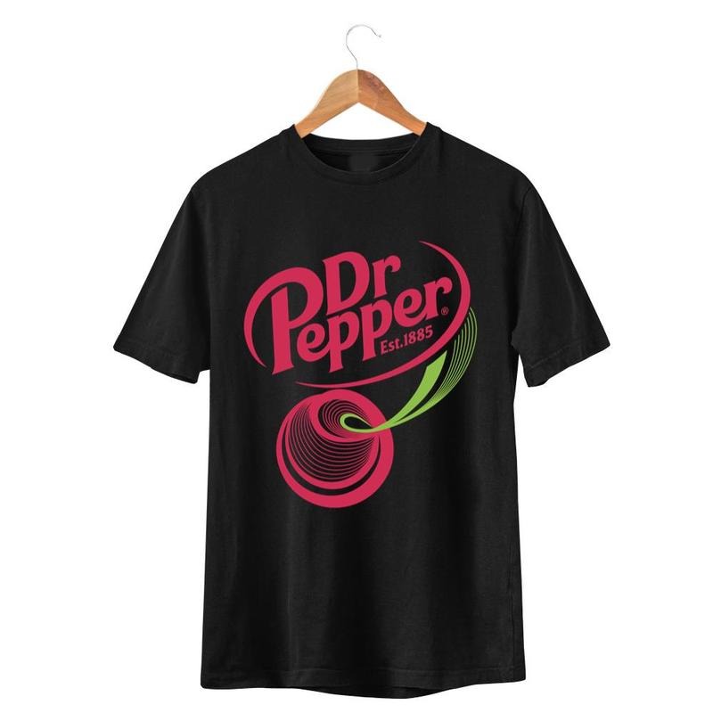 Dr Pepper Shirt, Retro Dr Pepper T-Shirt, Vintage Style_Cotton T-Shirt, Perfect Tee Casual Classic