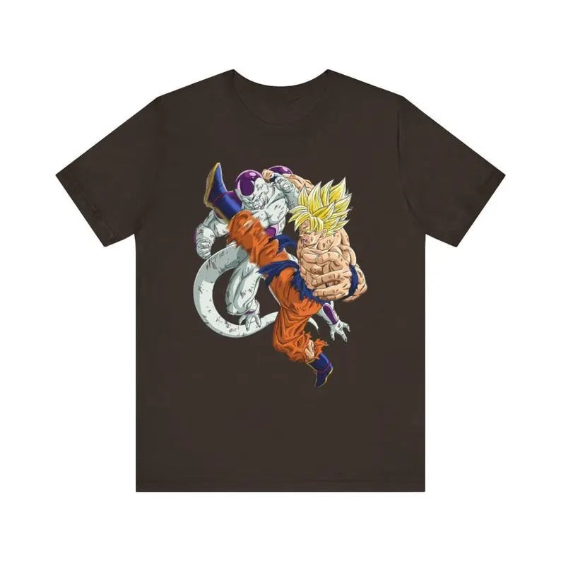 Dragon Ball Z Unisex Tee - Fight Like a Saiyan, Anime Apparel, Gift for Fans, Casual Wear, Geeky Style, Perfect for Conventions