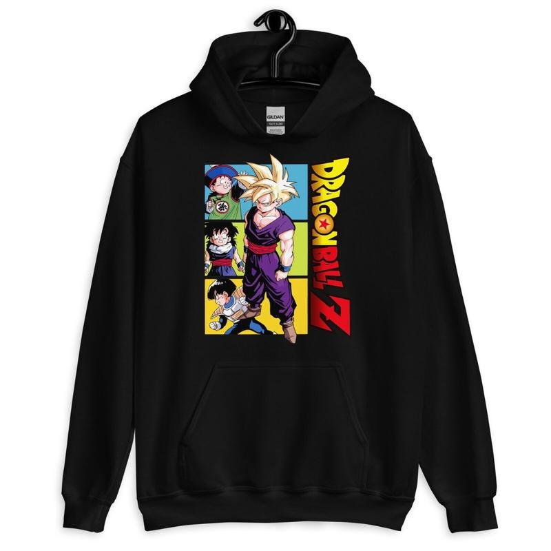 Dragon Ball Z Vintage Hoodie,Son Goku Hoodie,Gohan,Goten,SUPER SAIYAN All Size