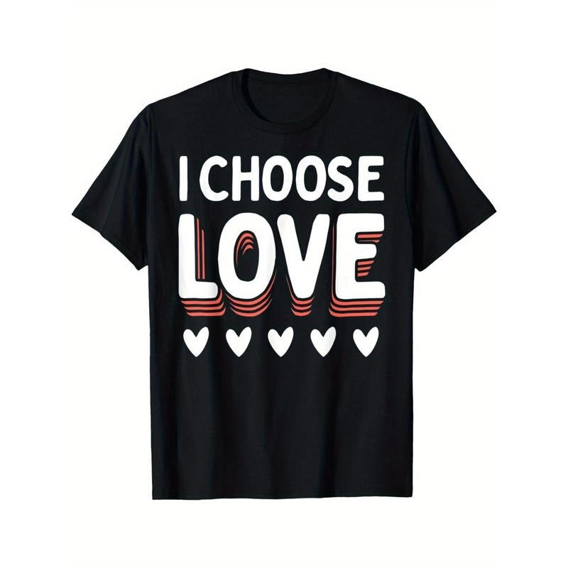EWH I love t-shirt Love shirt for women. Love hearts! T-Shirt made in usa