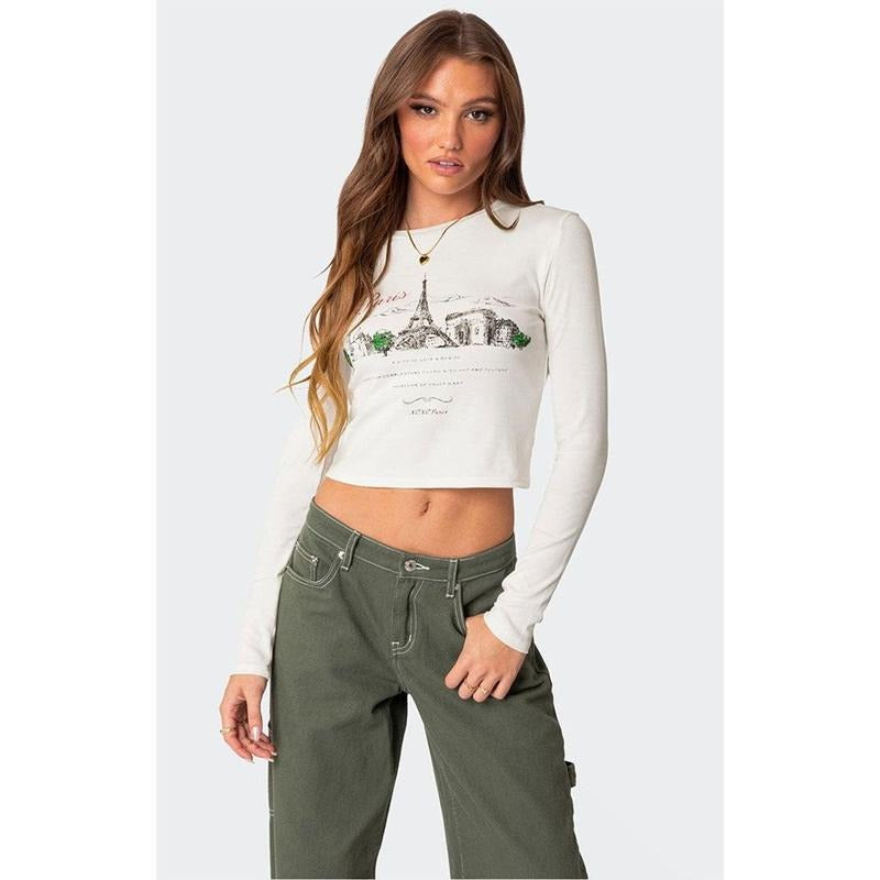 Edikted Women's Phillipa Long Sleeve T-Shirt