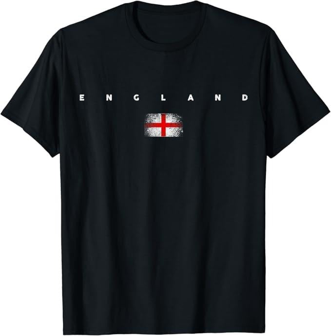 England Shirts, England Flag Pride Vintage T-Shirt Cotton Fashion