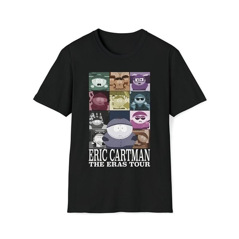 Eric Cartman The Eras Tour Unisex Softstyle T-Shirt, Southpark, tv show, cartoon Unisex Full Size