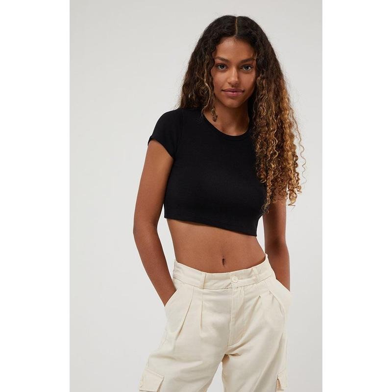 Est. PAC 1980 Women's Hannah Classic Cropped T-Shirt