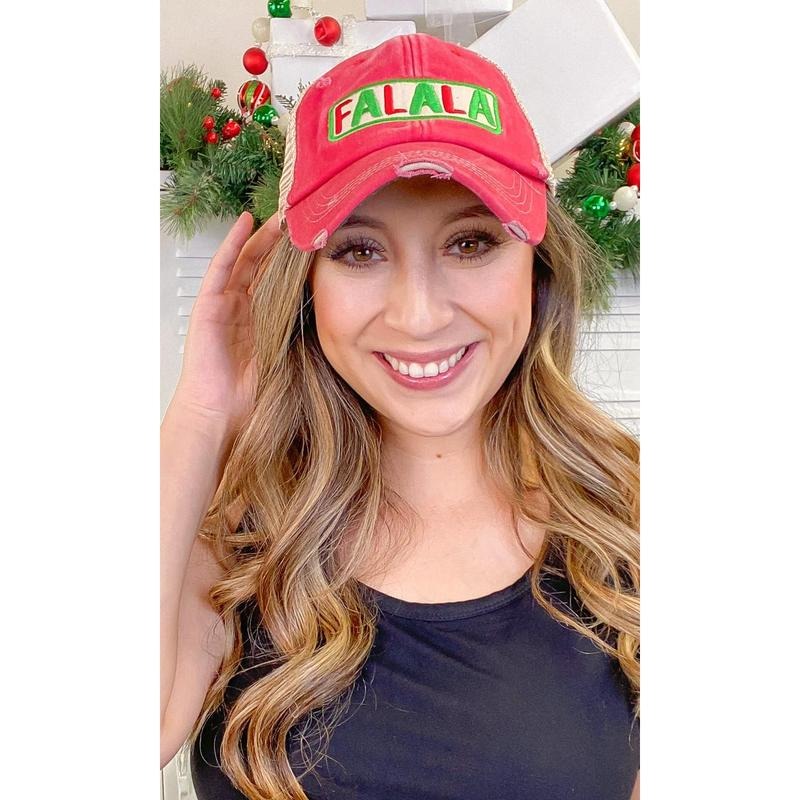 Fa La La Vintage Patch Hat