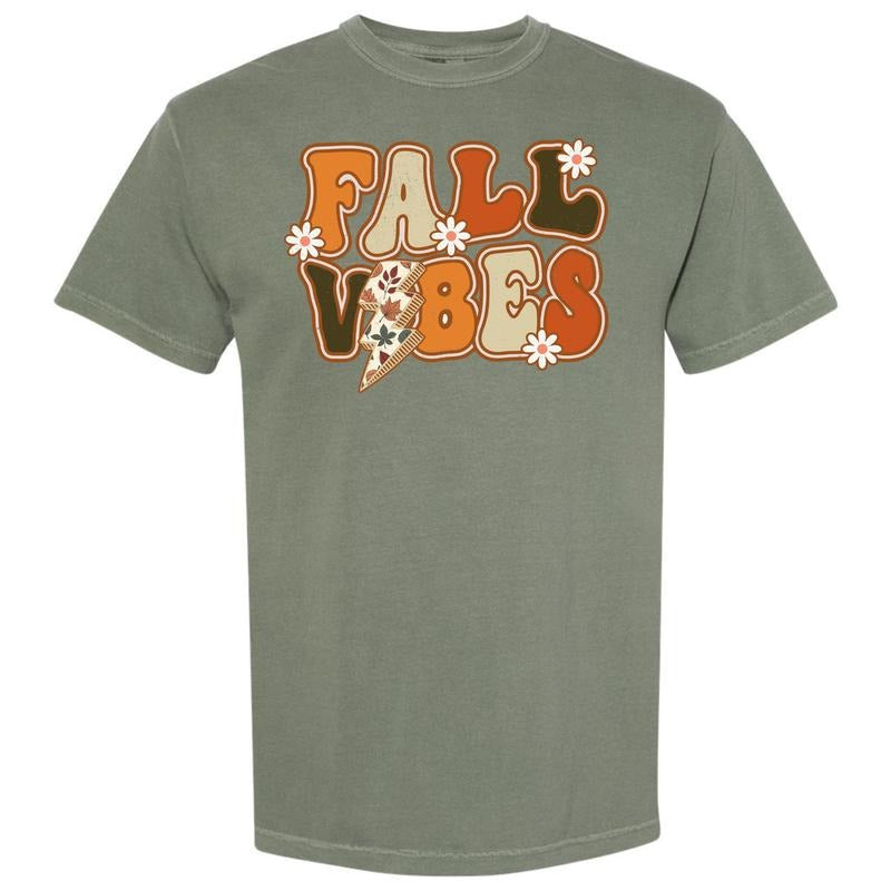 Fall Floral Vibes Comfort Colors T-Shirt 'NLB'