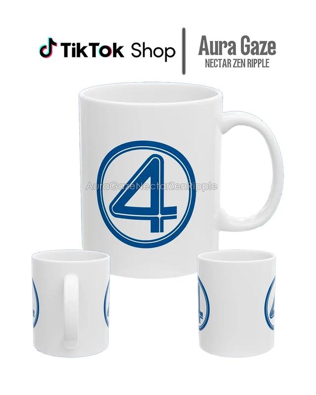 Fantastic 4 Two-sided Mug For Fan, Pedro Pascal, Vanessa Kirby, Joseph Quinn, Ebon Moss-Bachrach Drinkwave Idea For Fans, Movie Merch For Fan