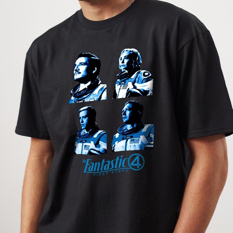 Fantastic Four First Steps T-Shirt, Retro Fantastic Four Sweatshirt, Pedro Pascal Reed Richards Shirt, Johnny Storm F4 Tee