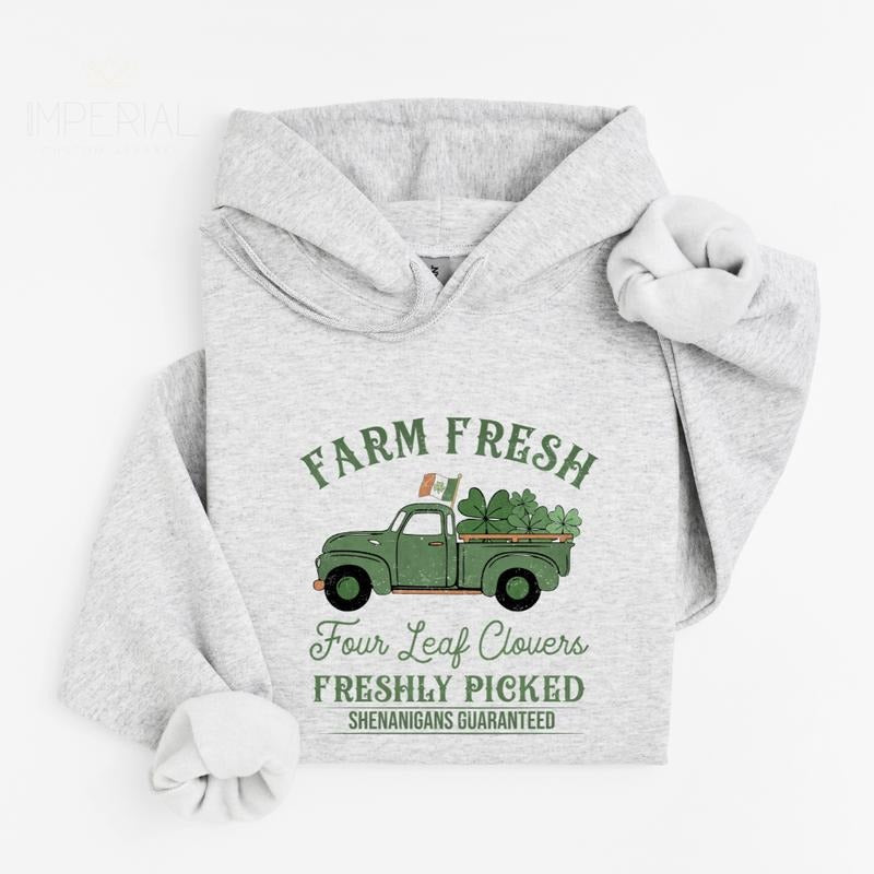 Farm Fresh Design Retro Printed Hoodie Unisex, Farm Fresh Retro Hoodie, Quotes Sweater, Farm Fresh Design Retro