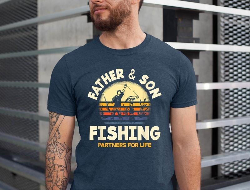 Father And Son Fishing Partners For Life Tee Shirt Gift For Men Father's Day Shirt Fishing Dad Tee Shirt Fishing Lover Tee Shirt T-shirt, sweater and Hoodiestyle{n002}2