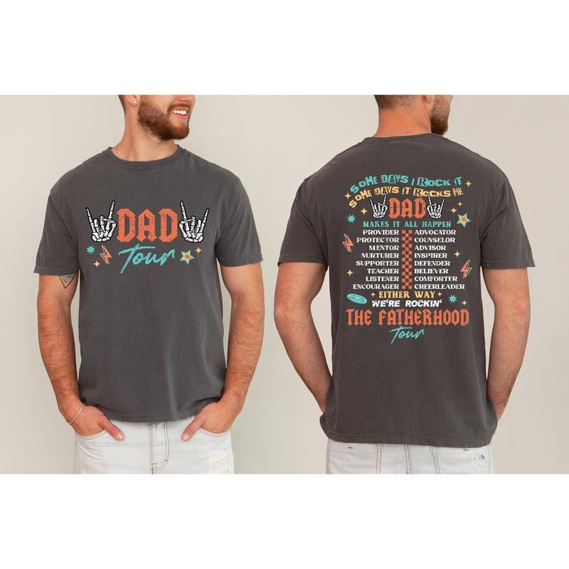 Fatherhood Tour, Dad Rock, Music, Concert, Father's Day, For Men, Some Day I Rock It Tshirt, Comfort Colors Tee, Father, Dad, Father's Day Gift, Men Gift