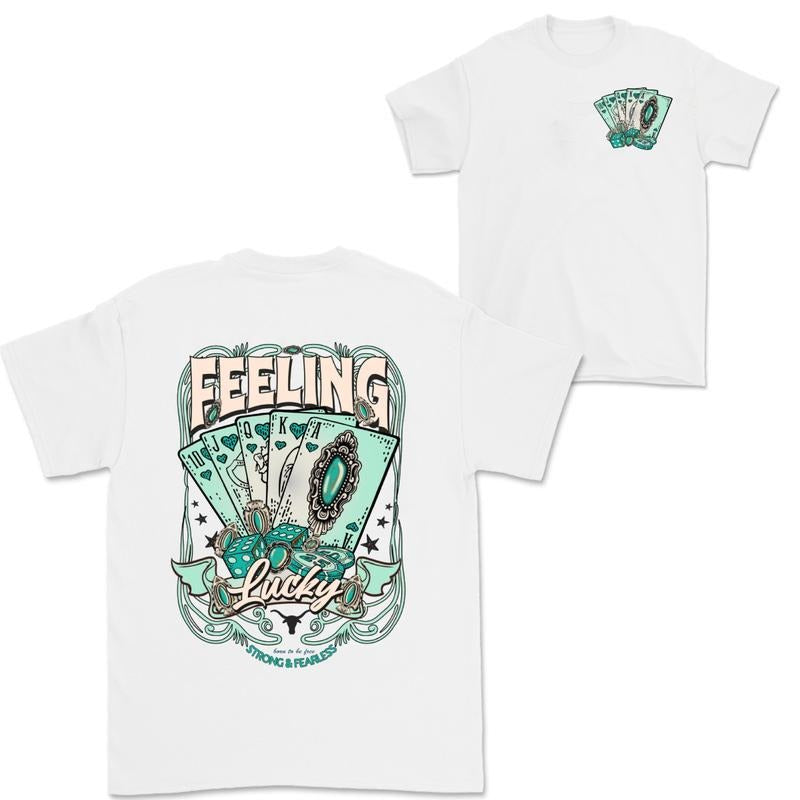 Feeling Lucky Western Graphic Top