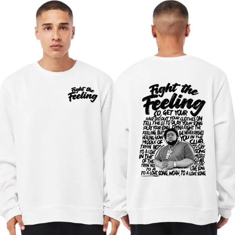 Fight The Feeling Rod Shirt, Lyrics song shirt, Rodwave shirt, Vintage shirt, Gift for fan, Shirt for fan