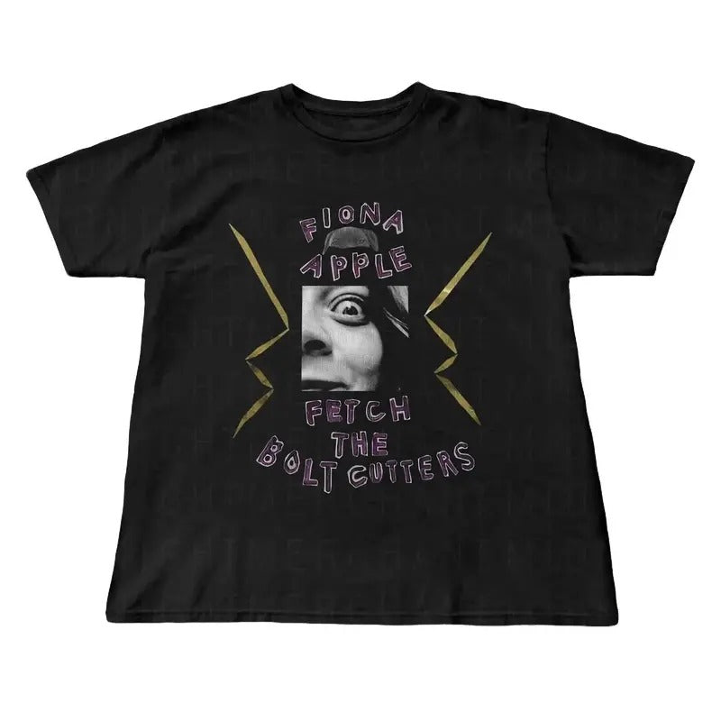 Fiona 90s Fetch The Bolt Cutters T-Shirt, Unisex Cotton shirt, Fiona apple fan gift, music lover gifts, Fiona apple graphic tee