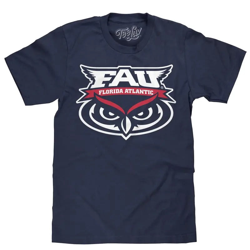 Florida Atlantic University Owls T-Shirt - Navy Blue