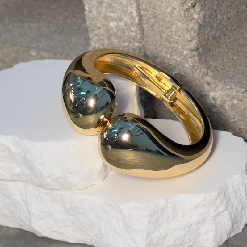 For The Girls Stackable Cuff Bracelet - Silver-Toned, Sleek Design, Perfect for Stylish Accessories