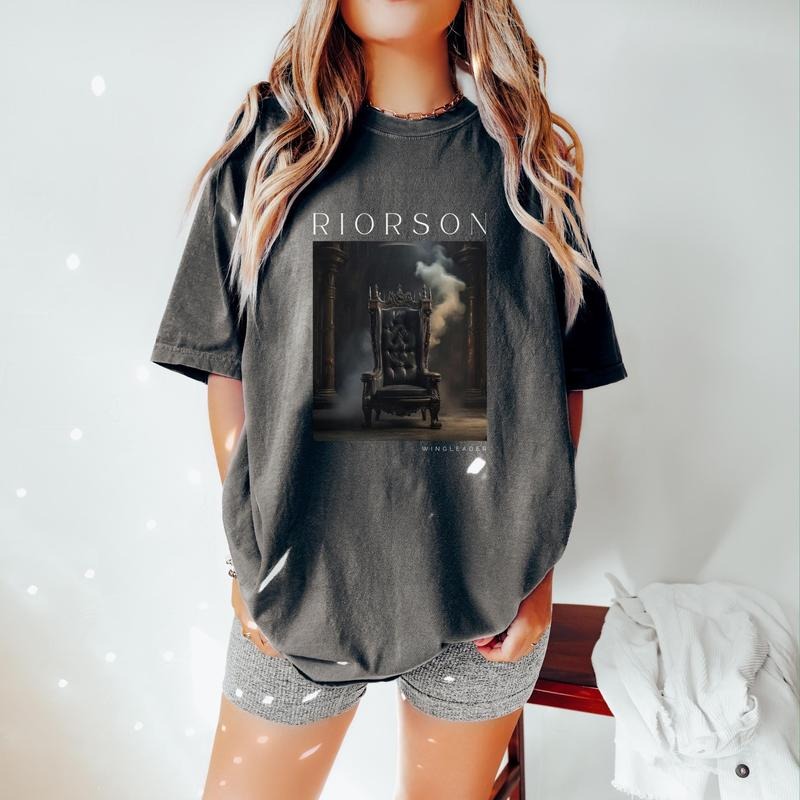 Fourth Wing Shadow Daddy Oversized Tee, Wingleader, Xaden Riorson, Rebecca Yarros, Romantasy Gift for Book Lover, Book Boyfriend