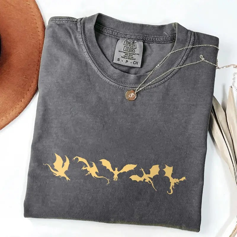 Fourth Wing T-Shirt, Dragon Rider Shirt, Rebecca Yoros, Violet Sorrengail, Fantastic Reader T-Shirt, Book Lovers Gift Shirt