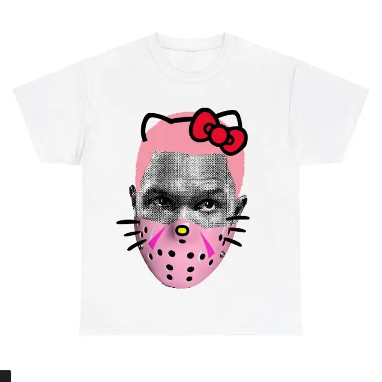 Frank Kitty Mask Jason Voorhees Shirt - Classic Cotton Tee for Men