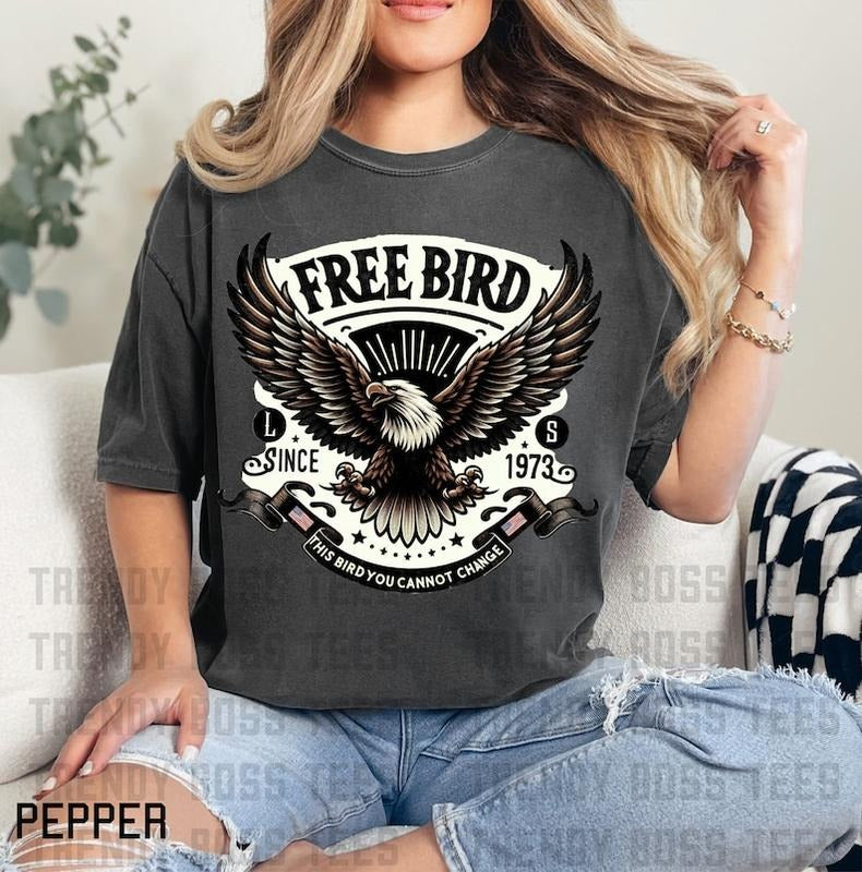 Free Bird Oversized Vintage T-shirt