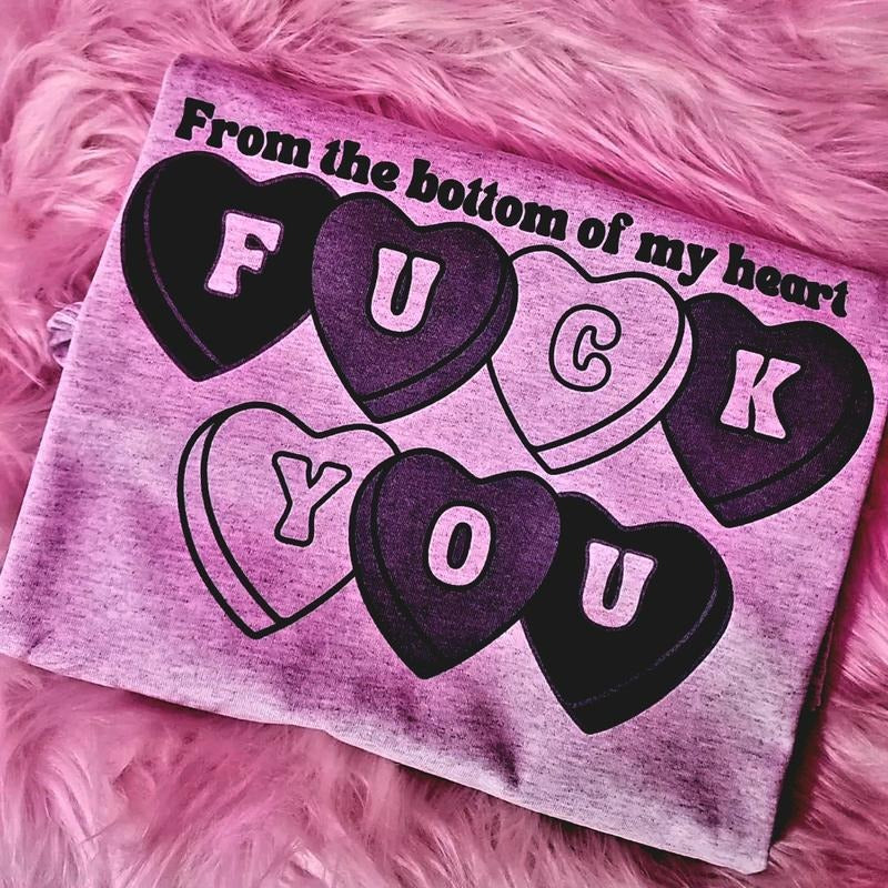 From the bottom of my heart, Funny Graphic Tee