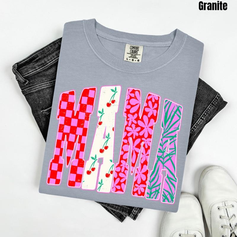 Fun Mama Pattern Comfort Colors T-Shirt 'NLB