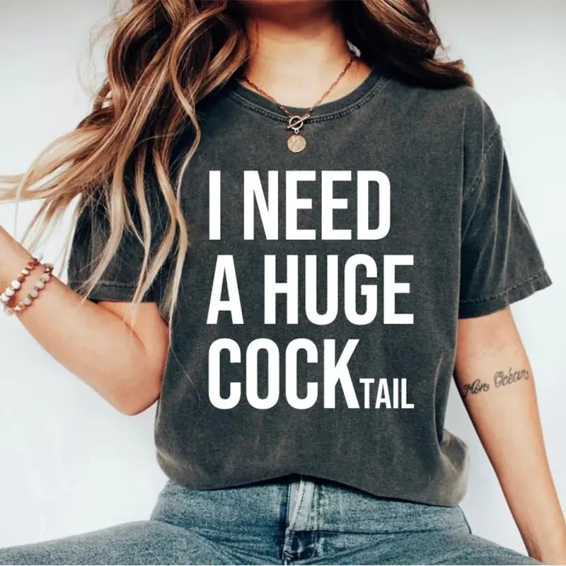 Funny Adult Humor Drinking Gift T-Shirt, Inappropriate shirts Sarcasm Shirt Funny shirt Cotton Top