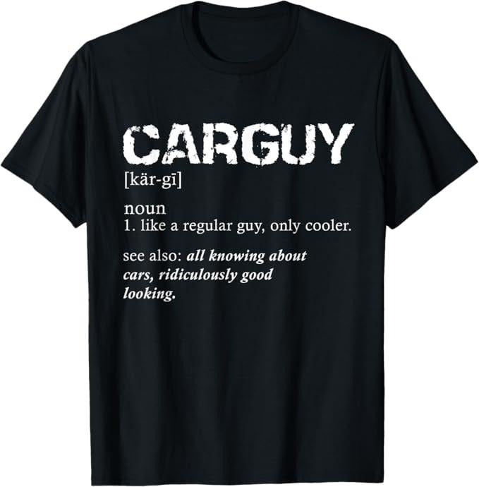 Funny Auto Mechanic Shirt, Funny Car Guy Definition Gear Head T-Shirt - Menswear Casual Cotton