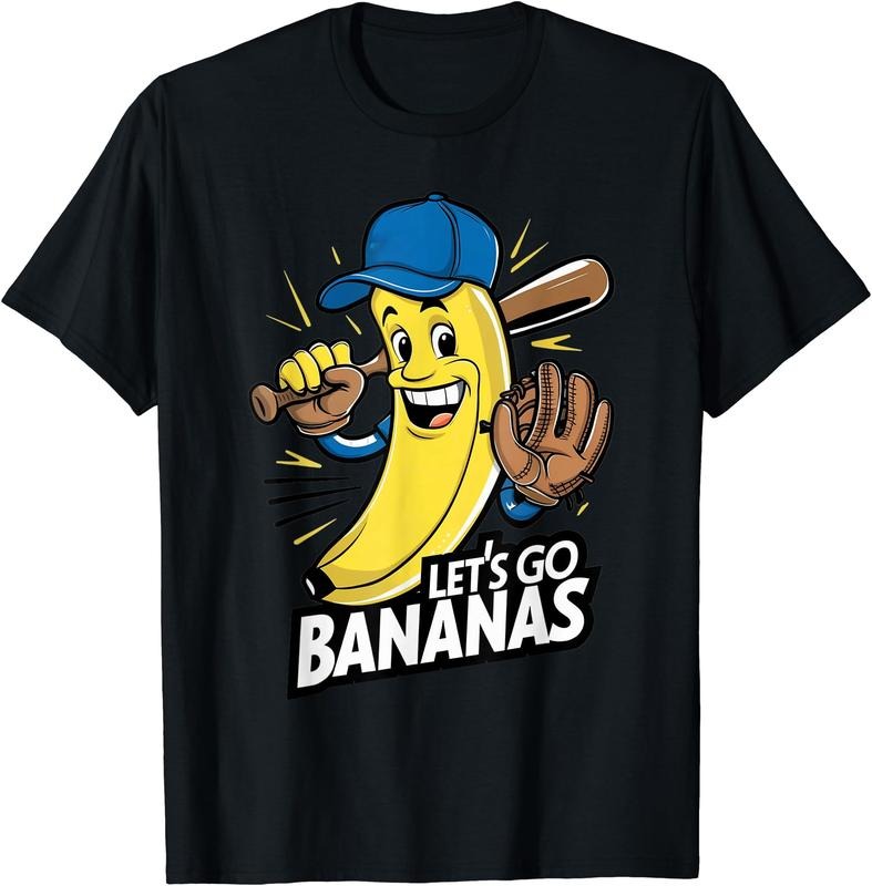 Funny Banana Shirts Gift Shirts, Lets Go Bananas T-Shirt | Unisex Cotton Tee Gift, Crewneck, Short Sleeve
