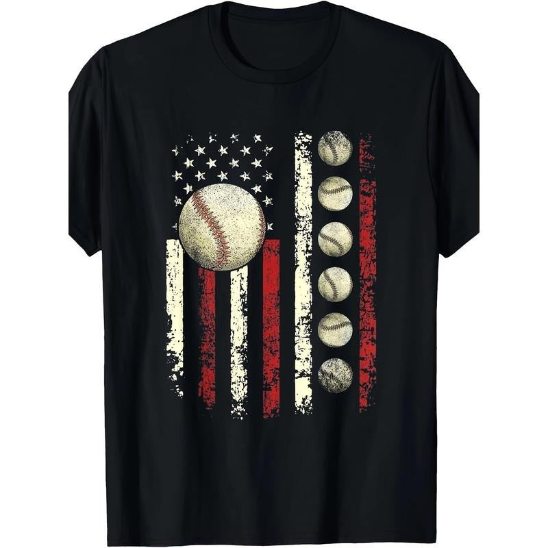 Funny Baseball Player Men T-Shirt - made in usa