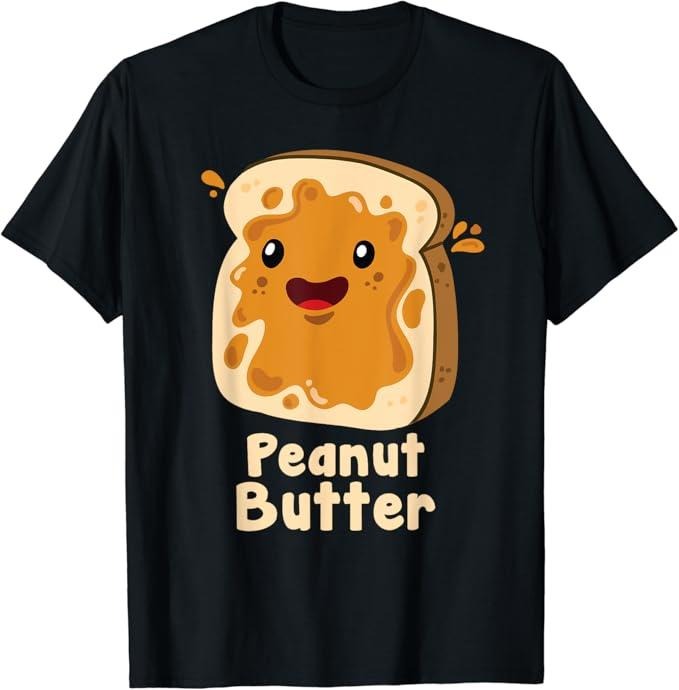 Funny Best Friend Shirts, Gift For Best Friend, Peanut Butter & Jelly Matching Couple Halloween Best Friends T-Shirt Cotton Comfort Fabric