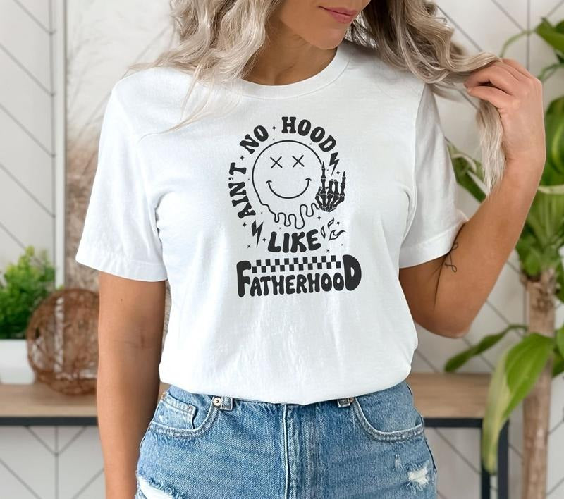 Funny Dad Svg Png Ain't No Hood Like Fatherhood Svg Fathers Day Png Retro Dad Svg Dad Shirt Png Fatherhood Svg TK43GN