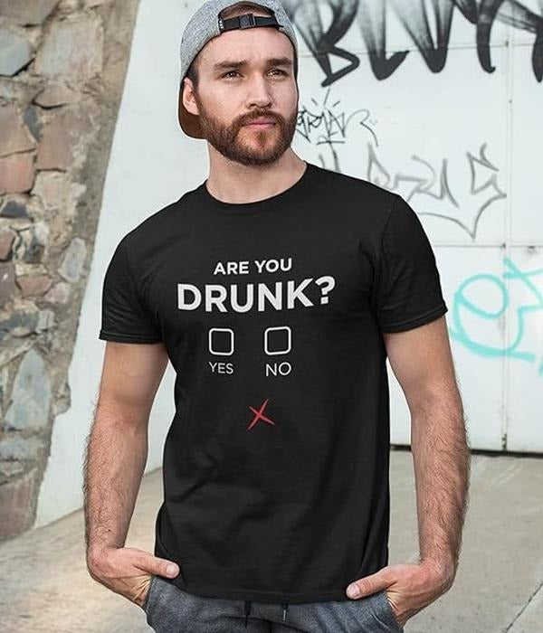 Funny Dark Humor Shirts For Men, Black Graphic Tees for Men Funny T Shirts Adult Humor - Best Gift for Men Menswear Casual Cotton