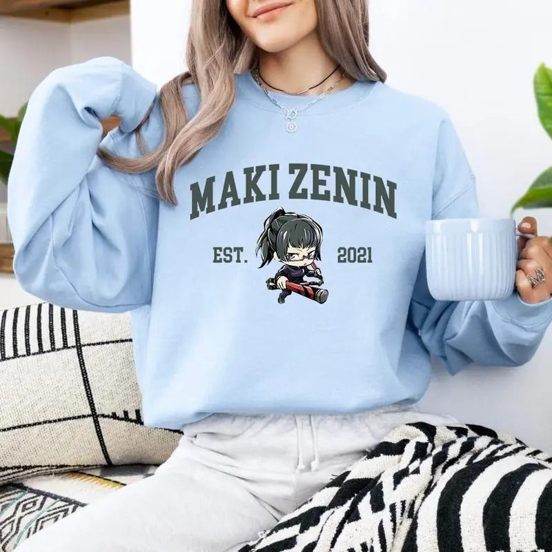 Funny JJK Characters T-Shirt, Anime Character Print T-Shirt