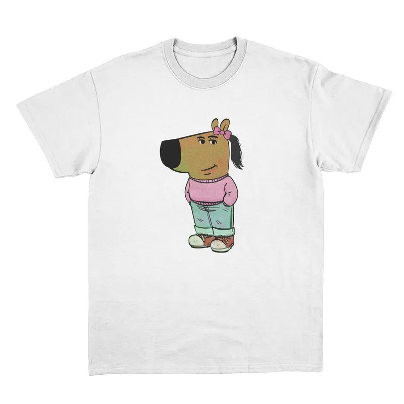 Funny Meme I'm Just A Chill Girl Unisex T-Shirt, Trendy Chill Girl Meme Shirt, Animal Lover Gift, Cute Animal Shirt, Sarcastic Shirt, Humor Shirt