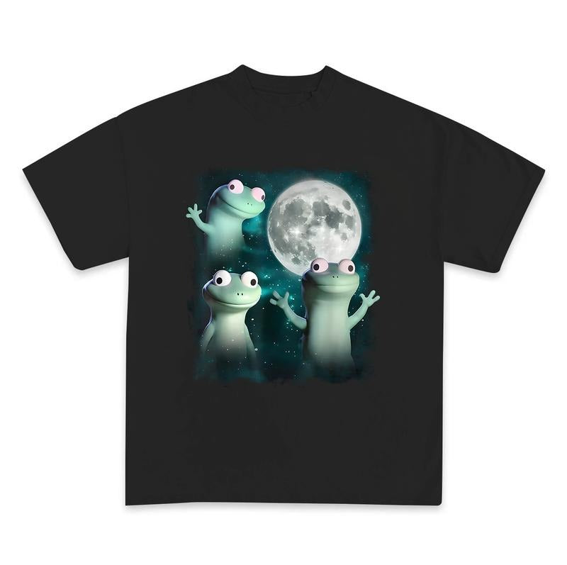 Funny Meme, Three lizard Vintage tshirts, Retro Moon tshirt, Lizard Lovers, Funny Lizard, Unisex Merch, Lizard Gift