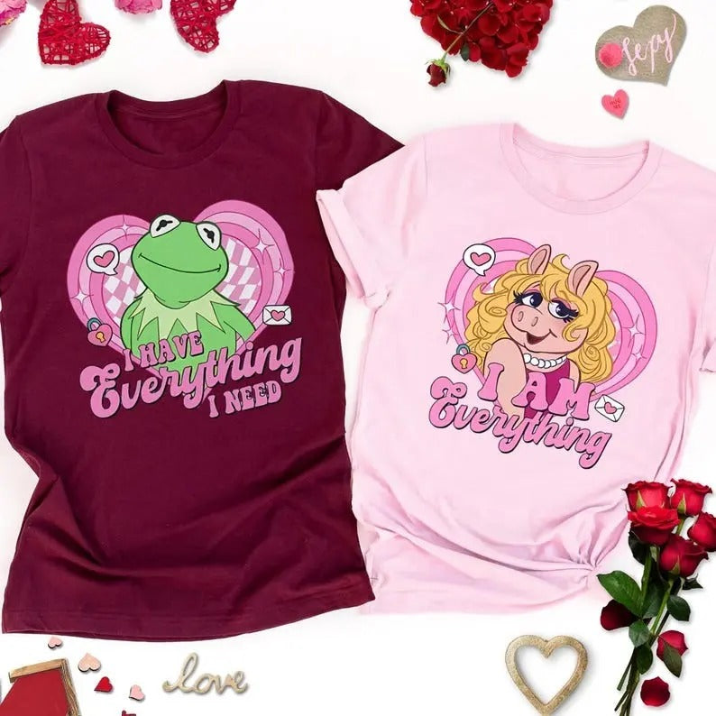 Funny The Muppets Show Couple T-shirt, Muppet Couple Valentines Shirt, Vintage Muppet Vacation Sweatshirt, Honeymoon Gift For Lovers