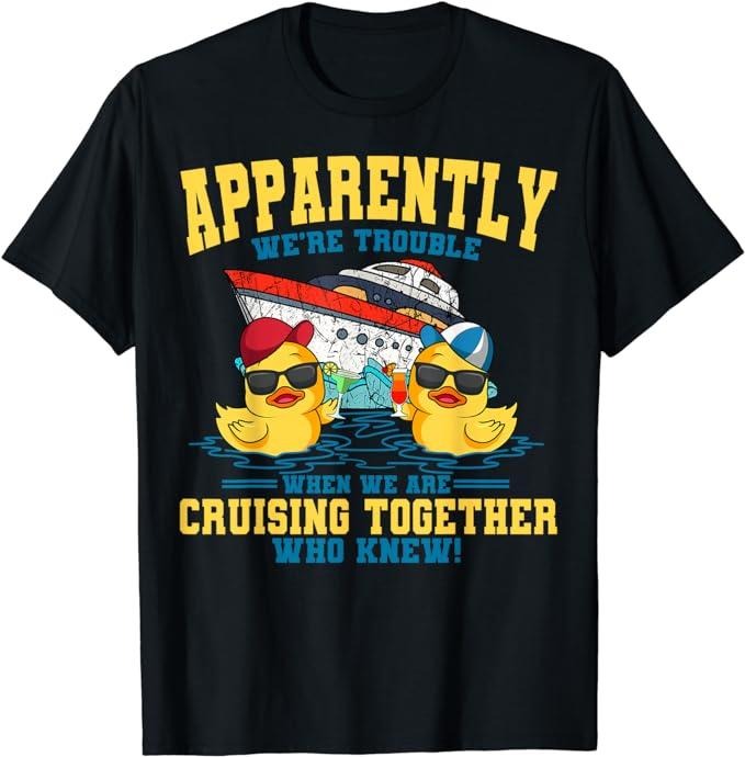 Funny Vacation Shirt, Cruising Vacation Together Tourist Cruise Ship Passenger T-Shirt Menswear Casual Cotton