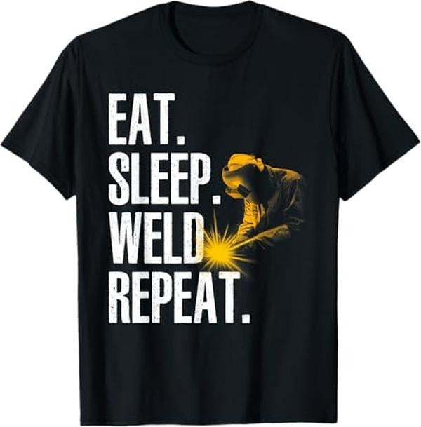 Funny Welder Shirt, Welder Gifts, Cool Welding Design For Men Women Welder Welding Weld Lover T-Shirt - Menswear Casual Cotton