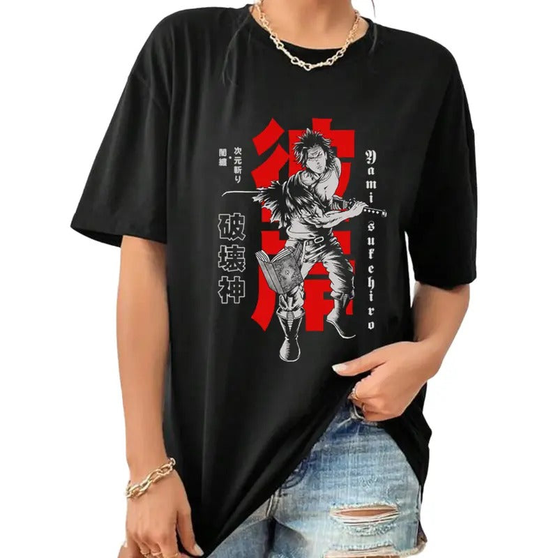 Funny Yami Sukehiro Anime Manga Tshirt Anime Manga Size S-3XL