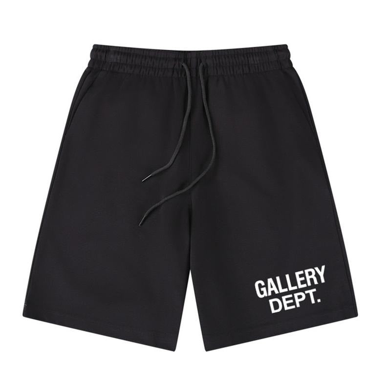 GALLERY DEPT Pure cotton shorts classic style letter LOGO printed casual shorts men and women beach pants couple all-match shorts