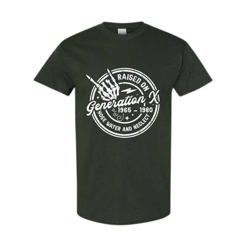 Generation X T-Shirt, Gen X TShirt, Generation X Shirt Cotton Fit, Full Color, Full Size Classic Menswear