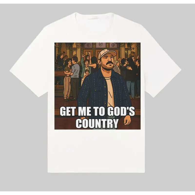 Get Me to God's Country: Denim Dreams Graphic unisex Shirt Gift For Man Women