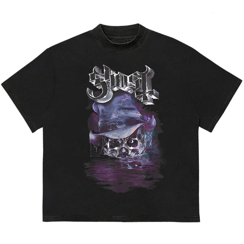 Ghosstt BC Skeletourtour World Tour 2025 T-Shirt Cozy Graphic T-Shirt for Chilly Days