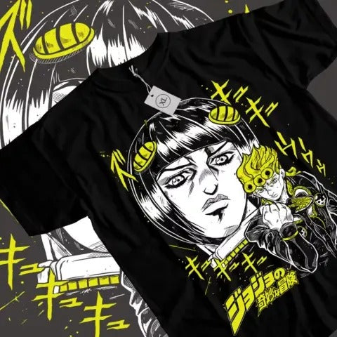 Giorno Giovanna T-Shirt JoJo's Bizarre T-Shirt Anime Shirt,Manga Graphic Tee