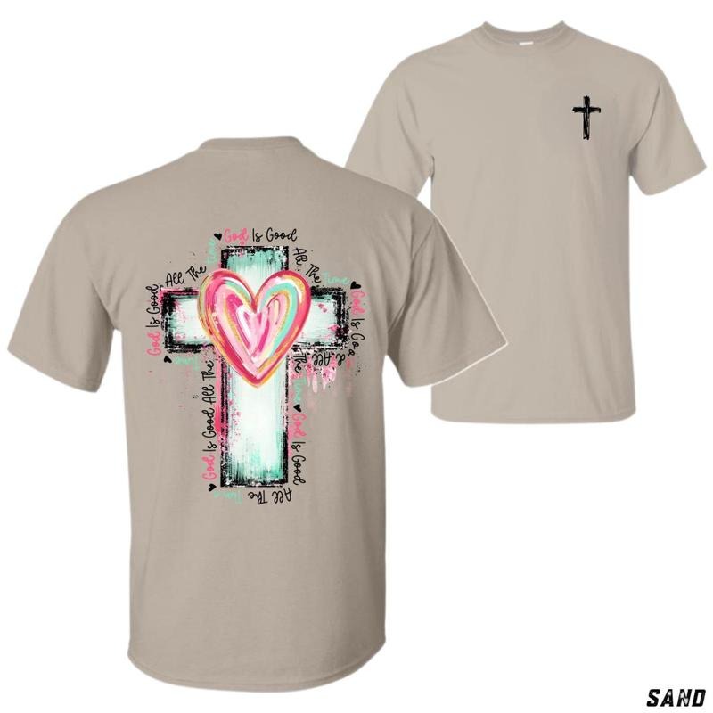God Is Good T-shirt Faith-based Christian Tee Classic Fit Soft And Comfortable Tiktok Shop Store Men's T Shirts Perfect For Church Spiritual Encouragement And Casual Wear